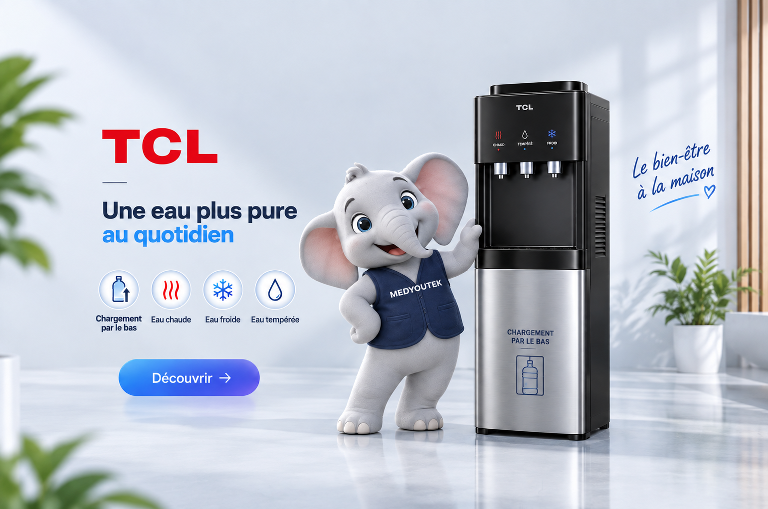 Distributeur d’eau TCL